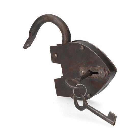 Cadeado r�sticas 2 chaves efeito rusty edm ref� 85143 NULL