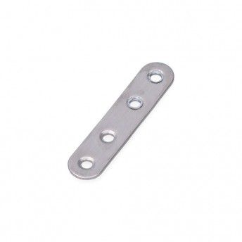 Placa de uniao a�o inox 80x19x2mm ref� 85133 EDM