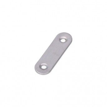 Placa de uniao a�o inox 60x16x1,5mm ref� 85132 EDM