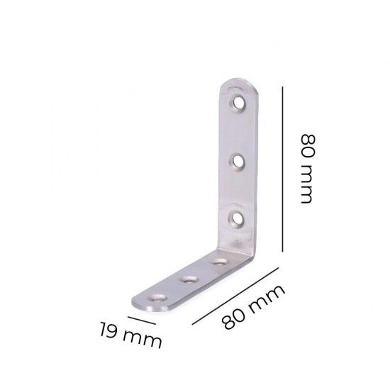 Esquadro angular aço inox 80x19x80mm refª 85112 EDM Esquadro angular aço inox 80x19x80mm refª 85112 EDM