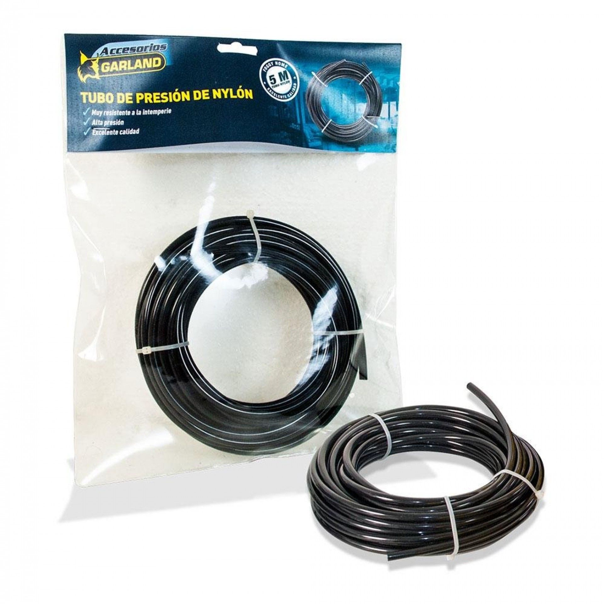 Tubo de pressão preto 1/4" 5m 71fg000002 refª 84179 GARLAND