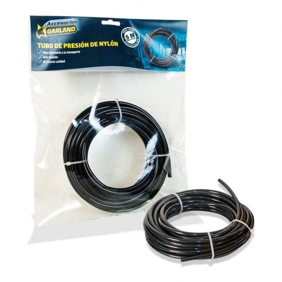 Tubo de pressão preto 1/4" 5m 71fg000002 refª 84179 GARLAND Tubo de pressão preto 1/4" 5m 71fg000002 refª 84179 GARLAND