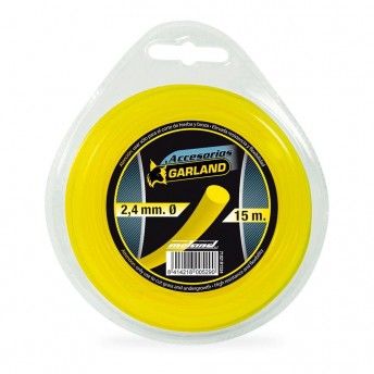 Dispensador de fio para cortador de escovas 15m 2,4mm redonda 71021r1524 ref 84126 GARLAND