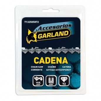 Corrente de motosserra 325"058"72 e 7132505872 ref 84130 GARLAND