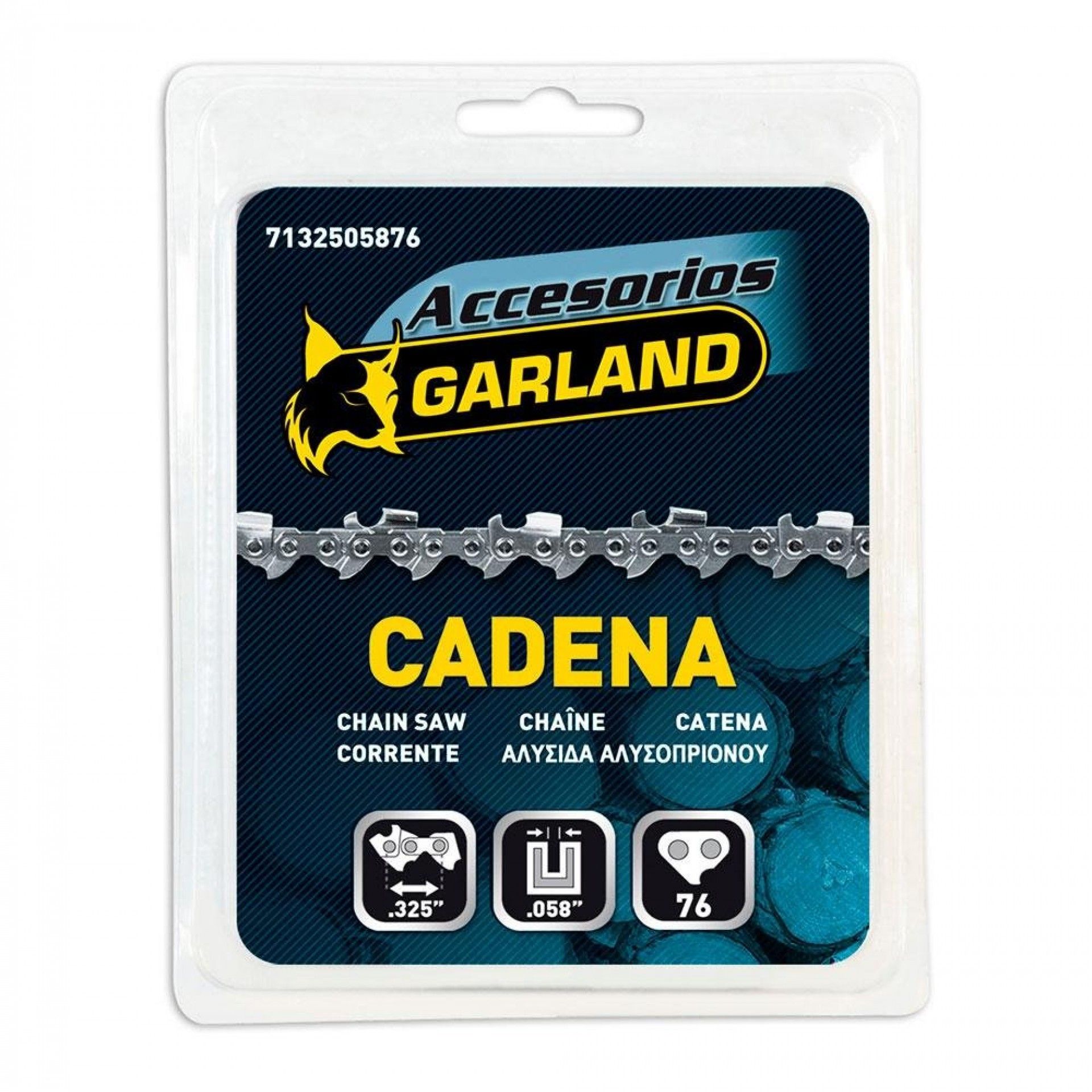 Corrente de motosserra 325"058"76 e 7132505876 refª 84131 GARLAND