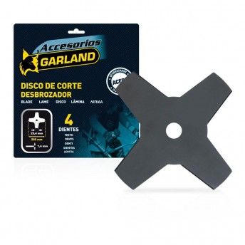 Lmina 4d para cortador de escovas 255x25,4x1,4mm 7100255144 ref 84119 GARLAND