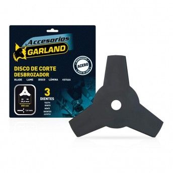Lmina 3d para cortador de escovas 255x25,4x1,4mm 7100255143 ref 84117 GARLAND