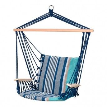 Cadeira baloio com braos de madeira. tamanho 53x100cm cor listrada ref 83999 NULL