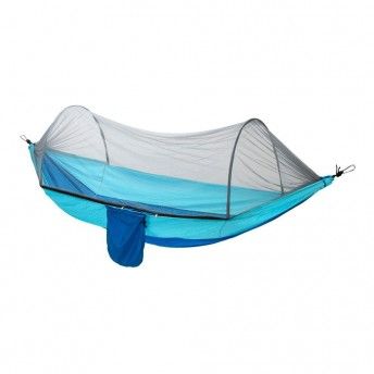 Cama de rede de viagem ao ar livre com rede mosquiteira 140x260cm cores variadas ref 83998 NULL