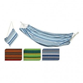 Cama de rede de algodo e polister 100x200cm cores variadas ref 83899 NULL