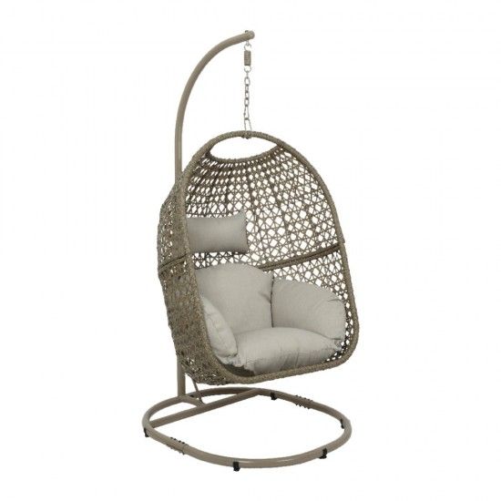 Cadeira baloio de vime exterior 95x195cm ref 83837 NULL