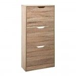 Sapateira de madera 115x60x24cm cor natural ref 83682 5FIVE