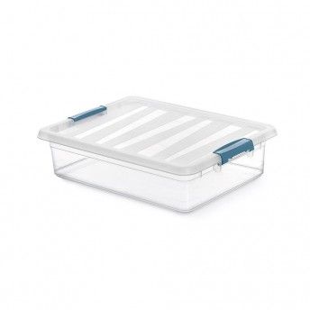 Caixa katla transparente 8l 39x29x10,5cm ref� 83552 DOMO PACK LIVING