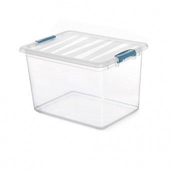 Caixa katla transparente 20l com alças ergonómicas 39x29x25,5cm refª 83550 DOMO PACK LIVING Caixa katla transparente 20l com alças ergonómicas 39x29x25,5cm refª 83550 DOMO PACK LIVING
