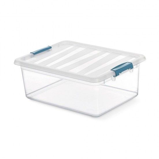 Caixa katla transparente 12l 39x29x15,5cm refª 83551 DOMO PACK LIVING Caixa katla transparente 12l 39x29x15,5cm refª 83551 DOMO PACK LIVING