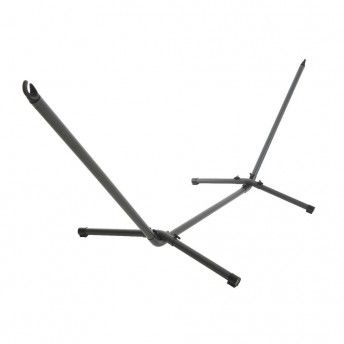 Estrutura de ferro para cama de rede exterior 93x300x105cm cor antracite ref 83284 NULL