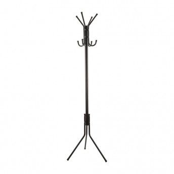 Cabide de pé com 8 ganchos core preto 172x48cm refª 83187 BASIC & CO Cabide de pé com 8 ganchos core preto 172x48cm refª 83187 BASIC & CO