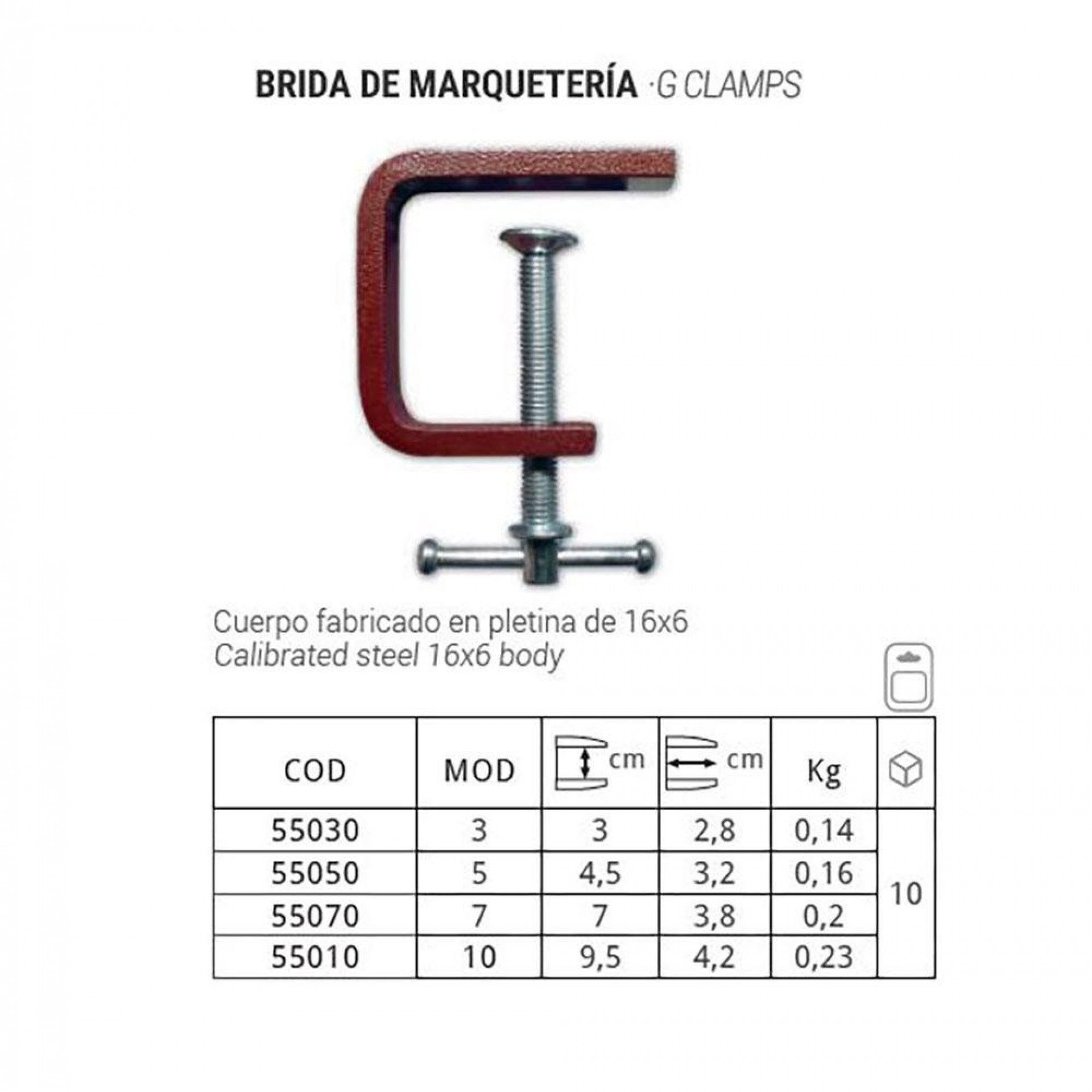 Abraçadeira de marchetaria 7cm refª 55070 refª 82996 PIHER