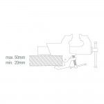 Parafuso móvel guia quadrada 55007 refª 82960 PIHER Parafuso móvel guia quadrada 55007 refª 82960 PIHER