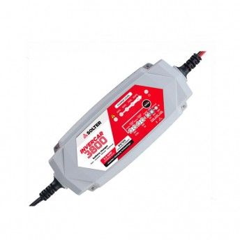 Carregador inteligente de baterias invercar 3800 6/12v 3.5a (carros e motas) refª 82921 SOLTER Carregador inteligente de baterias invercar 3800 6/12v 3.5a (carros e motas) refª 82921 SOLTER