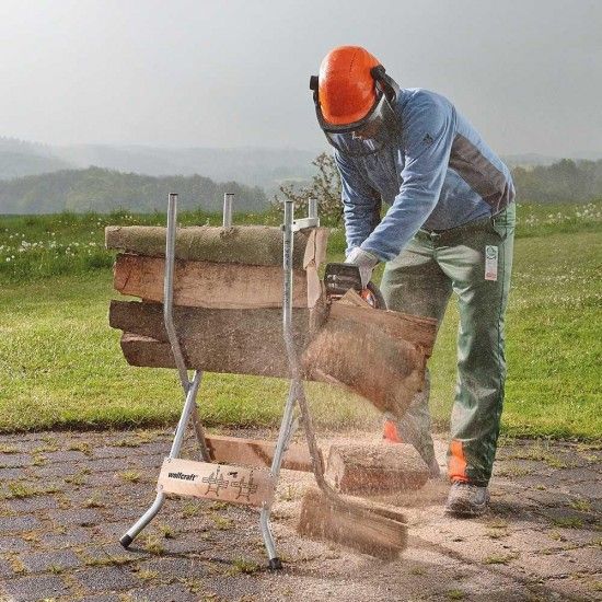 Suporte para cortar lenha com motosserra sb 60 5119000 ref� 82844 WOLFCRAFT