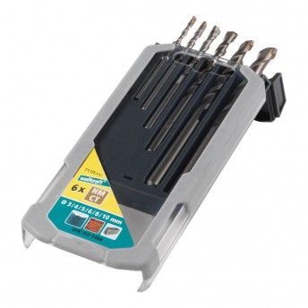 Conjunto de brocas especiais para concreto ct 6 peas 3-10 7110000 ref 82839 WOLFCRAFT