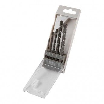 Jogo de brocas para pedra ct de 5 peas, 4-10mm 8450000 ref 82837 WOLFCRAFT