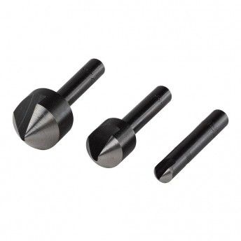 Jogo de 3 escareadores ws, 3 peas 6-12-16mm 2504000 ref 82820 WOLFCRAFT