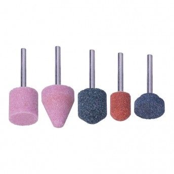 Kit de rebolos abrasivos cermicos, 5 peas 2142000 ref 82805 WOLFCRAFT