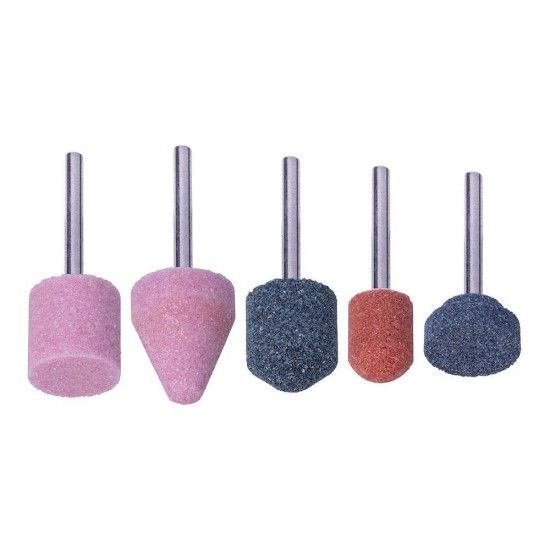 Kit de rebolos abrasivos cermicos, 5 peas 2142000 ref 82805 WOLFCRAFT