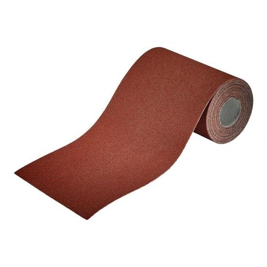 Rolo de papel abrasivo para madeira/metal gro: 80 5m x 115mm 1772000 ref 82791 WOLFCRAFT