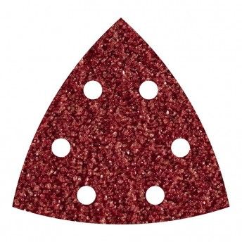 Pack de 5 lixas abrasivas adesivas corindon, gro 60 delta 95mm 1851000 ref 82786 WOLFCRAFT