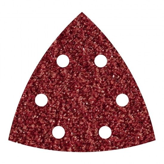 Pack de 5 lixas abrasivas adesivas corindon, gro 60 delta 95mm 1851000 ref 82786 WOLFCRAFT