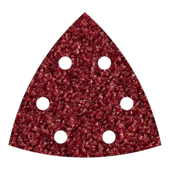 Pack de 5 lixas abrasivas adesivas corindon, gro 40 delta 95mm 185000 ref 82785 WOLFCRAFT