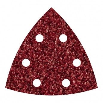 Pack de 5 lixas abrasivas adesivas corindon, gro 40 delta 95mm 185000 ref 82785 WOLFCRAFT
