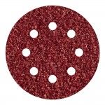 Pack 5 lixas adesivas, corindon gro 60 perfuradas 125mm 2250000 ref 82781 WOLFCRAFT