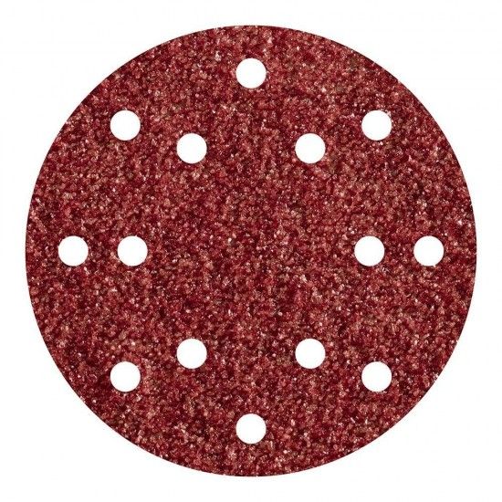 Conjunto de 5 adesivos de lixa, corindon, para exc., gro 80 150mm 1842000 ref 82780 WOLFCRAFT