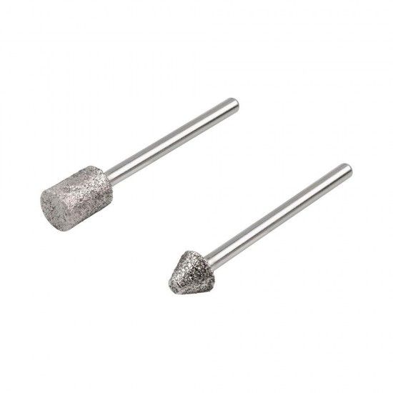 Kit de 2 fresas diamante cone cilndrico e pontiagudo 5989000 ref 82717 WOLFCRAFT