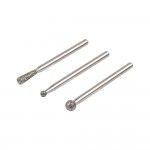 Kit de 3 fresas diamante esf�ricas e c�nicas 5988000 ref� 82716 WOLFCRAFT