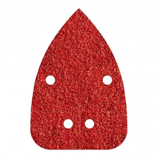 Pack 10 lixas adesivas, corindon gro 120 perfuradas 96x136mm 1763000 ref 82673 WOLFCRAFT