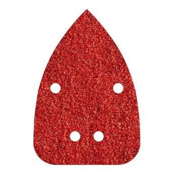 Pack 10 lixas adesivas, corindon gro 120 perfuradas 96x136mm 1763000 ref 82673 WOLFCRAFT