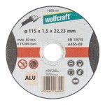 Disco de corte para aluminio 115x1,5x22,23mm 1668999 ref 82631 WOLFCRAFT