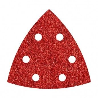Pack de 5 lixas abrasivas adesivas corindon, gro 120 delta 95mm 1853000 ref 82563 WOLFCRAFT