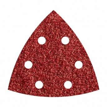 Pack de 5 lixas abrasivas adesivas corindon, gro 80 delta 95mm 185200 ref 82562 WOLFCRAFT