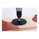 Prato de borracha eixo 8mm �125mm 2020000 ref� 82567 WOLFCRAFT