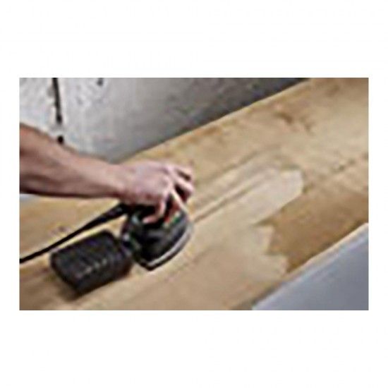 Pack 10 lixas abrasivas adesivas, 2 pe�as para madeira/metal gr�o 80 95mm 1813000 ref� 82560 WOLFCRA