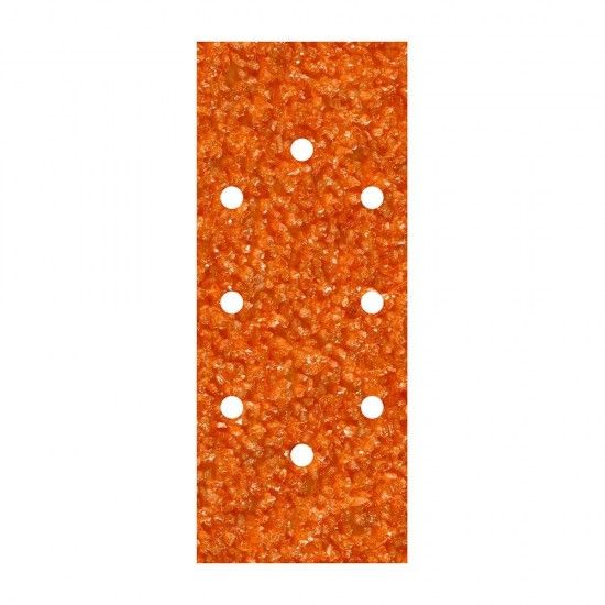 Pack 5 lixas adesivas, corindon gro 40 perfuradas oval 93x230mm 1971000 ref 82553 WOLFCRAFT