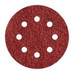 Pack 5 lixas adesivas, corindon gro 120 perfuradas 125mm 2251000 ref 82547 WOLFCRAFT