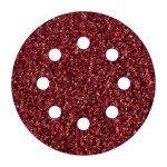 Pack 5 lixas adesivas, corindon gro 40 perfuradas 125mm 2069000 ref 82545 WOLFCRAFT
