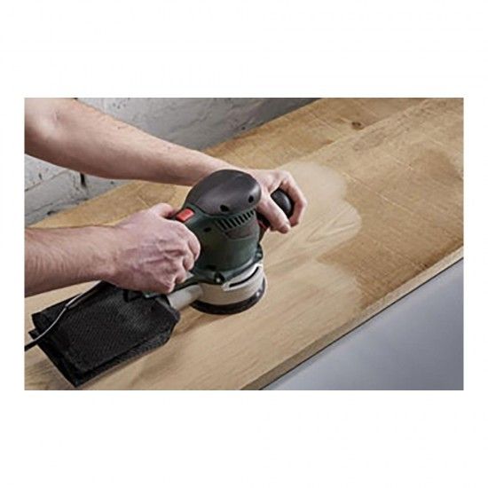 Pack 5 lixas adesivas, corindon gro 40 perfuradas 125mm 2069000 ref 82545 WOLFCRAFT